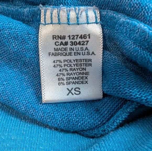 Wildfox Blue Sweatshirt Swim All Day Dance All Night Fall In Love Pizza - Picture 5 of 6